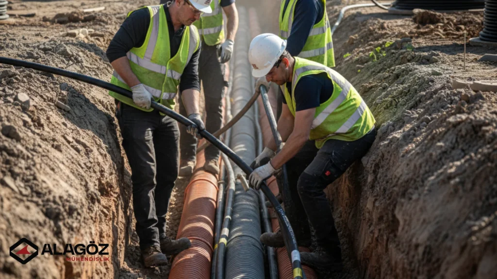 AG Şebeke Tesis İşleri Kapsamında Altyapı ve Dağıtım Çözümleri